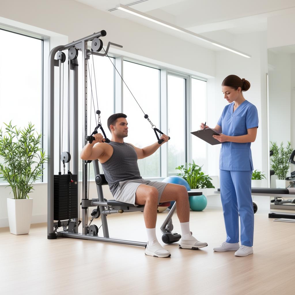 Trainingsbereich der Praxis
